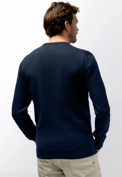 New Fijngebreide trui van katoen-modal Truien