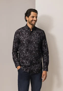 Clearance Flanellen overhemd met borstzak Overhemden