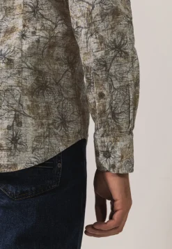 Outlet Flanellen overhemd van biologisch katoen Overhemden