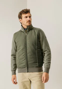 Discount Fleece sweatvest met nylon Vesten