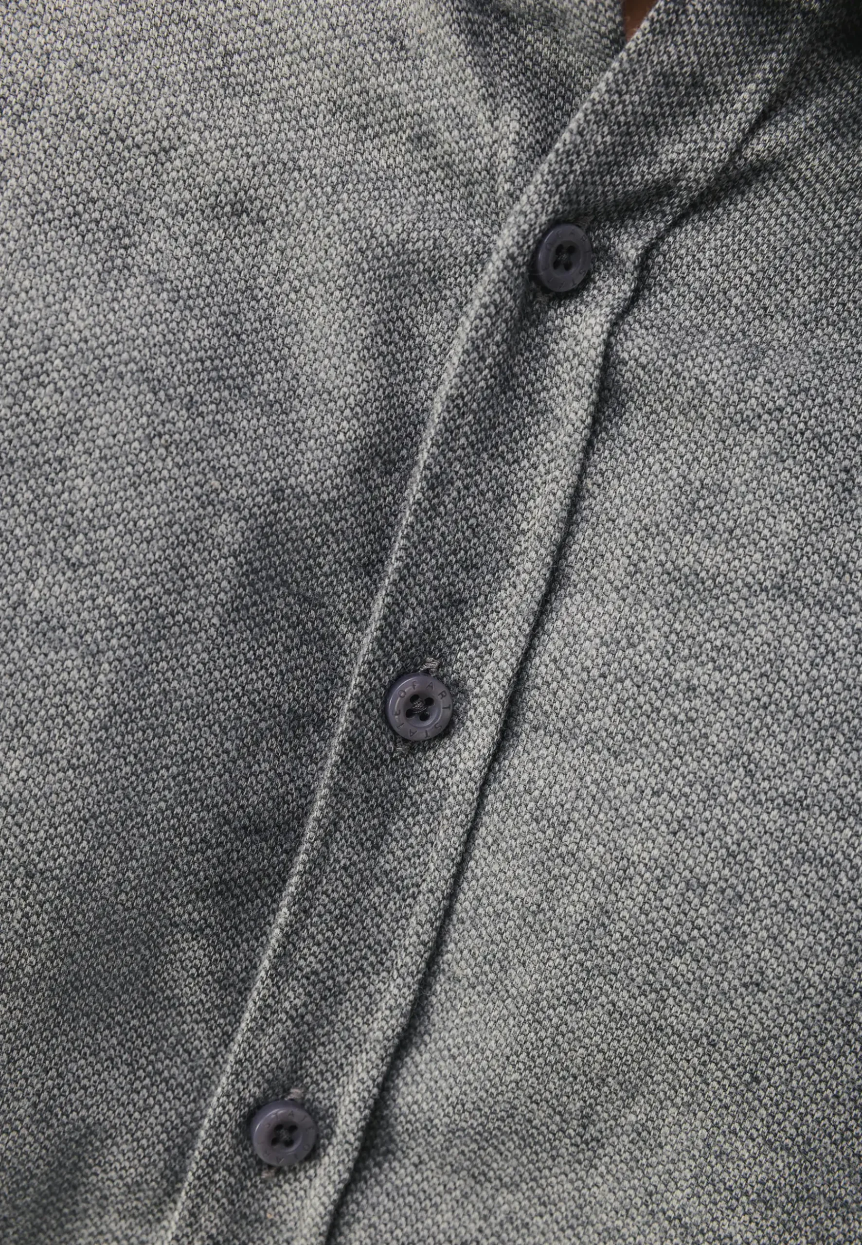 New Gebreid overhemd van katoen Overhemden