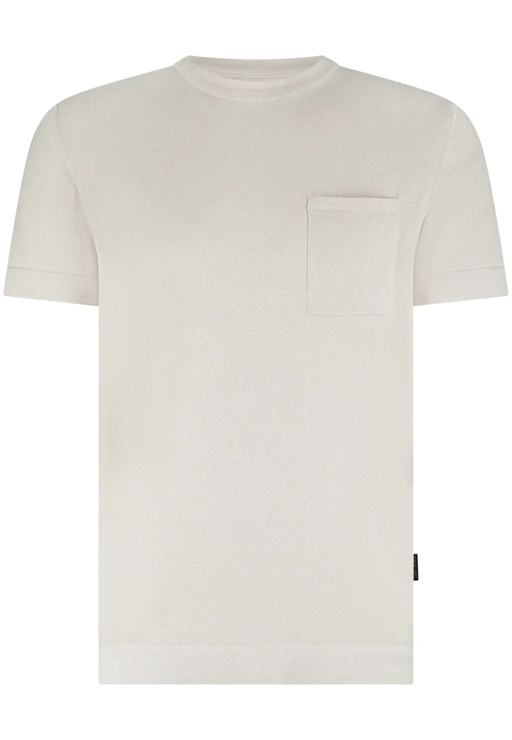 Discount Gebreid T-shirt met borstzak T-Shirts