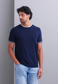 Gebreid T-shirt van een lyocellmix T-Shirts