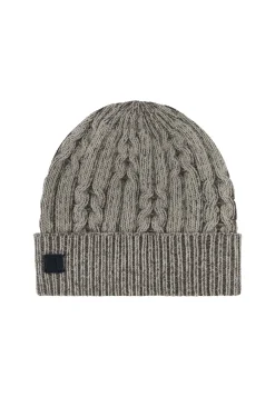 Outlet Gebreide muts met kabelpatroon Petten & Mutsen