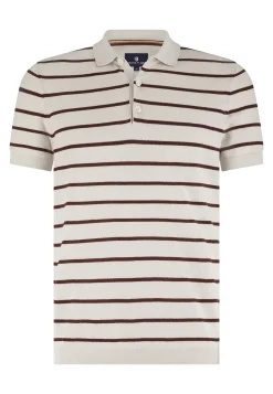 Gebreide polo met streepmotief Polo's