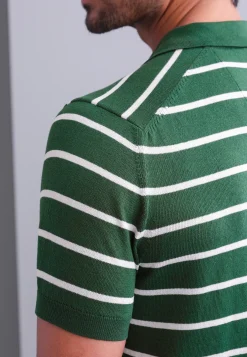 Clearance Gebreide polo met streepmotief Polo's