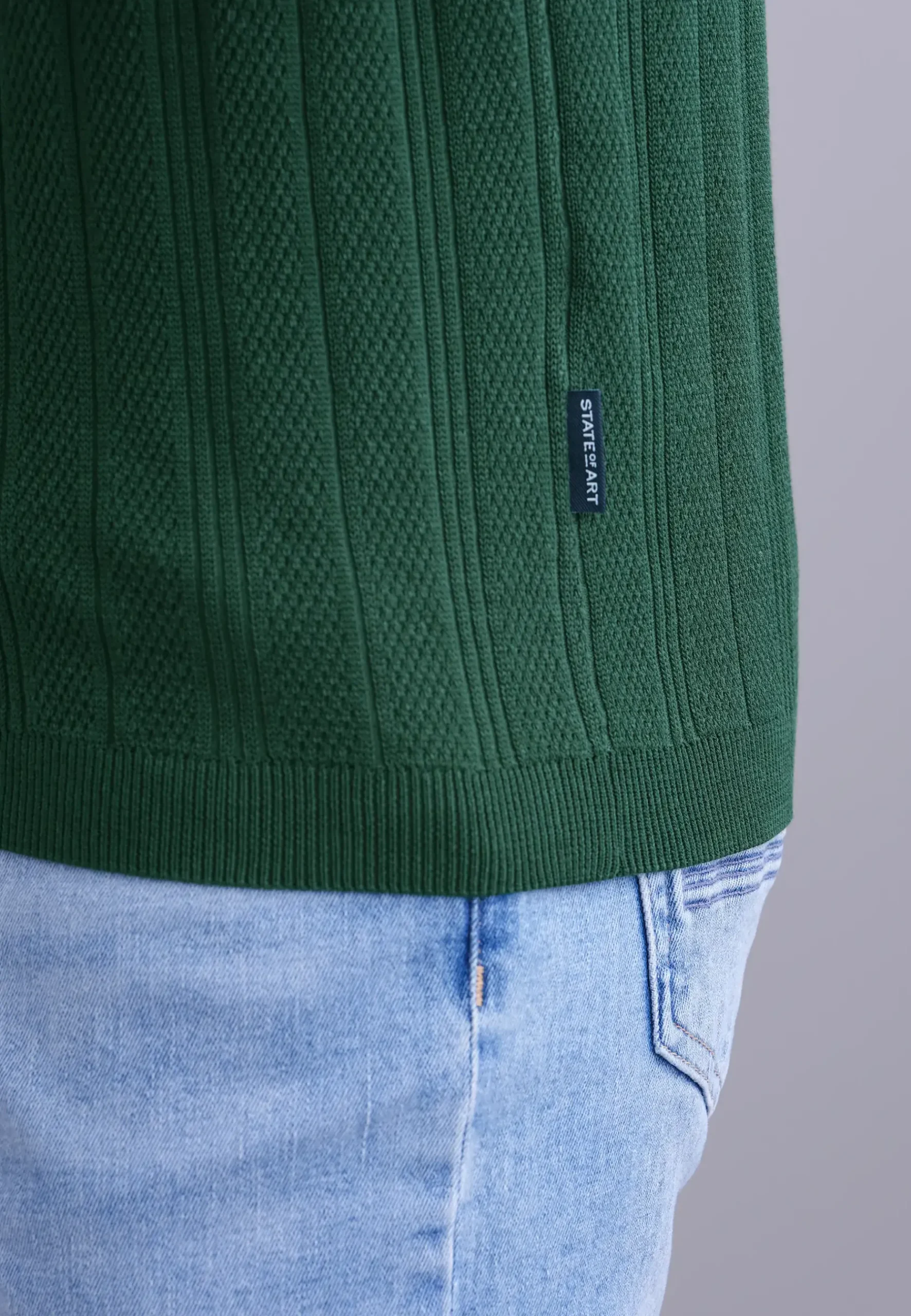 Clearance Gebreide polo van een lyocellmix Polo's