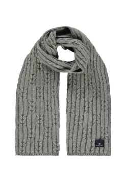 Clearance Gebreide sjaal met kabelpatroon Sjaals