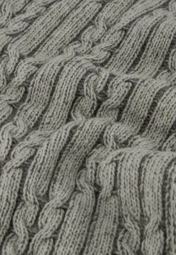 Clearance Gebreide sjaal met kabelpatroon Sjaals