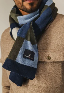 Best Gebreide sjaal met kleurvlakken Sjaals