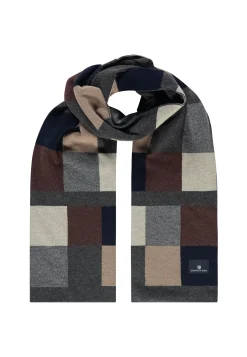 Best Gebreide sjaal met kleurvlakken Sjaals