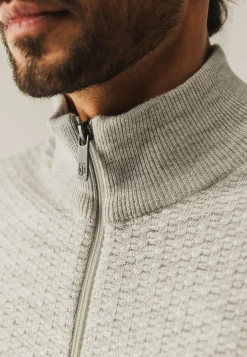 Discount Gemêleerd vest met structuurdessin Vesten