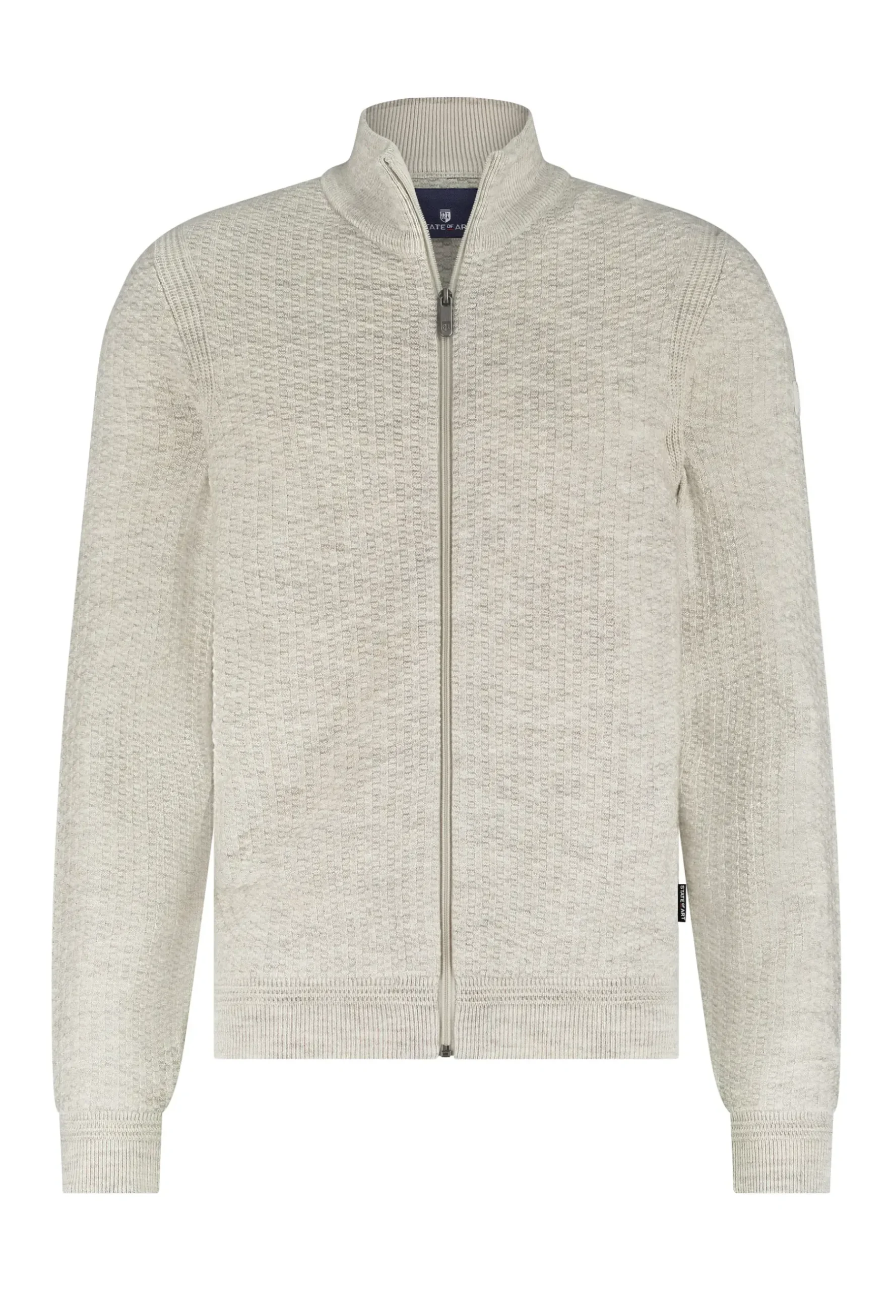 Discount Gemêleerd vest met structuurdessin Vesten