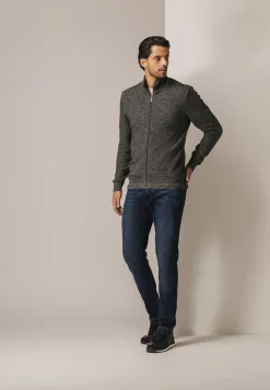 Best Gemêleerd vest met structuurdessin Vesten