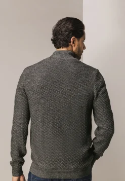 Best Gemêleerd vest met structuurdessin Vesten