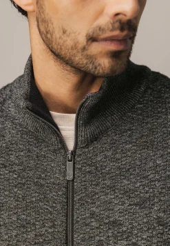 Best Gemêleerd vest met structuurdessin Vesten