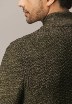 Gemêleerd vest met structuurdessin Vesten