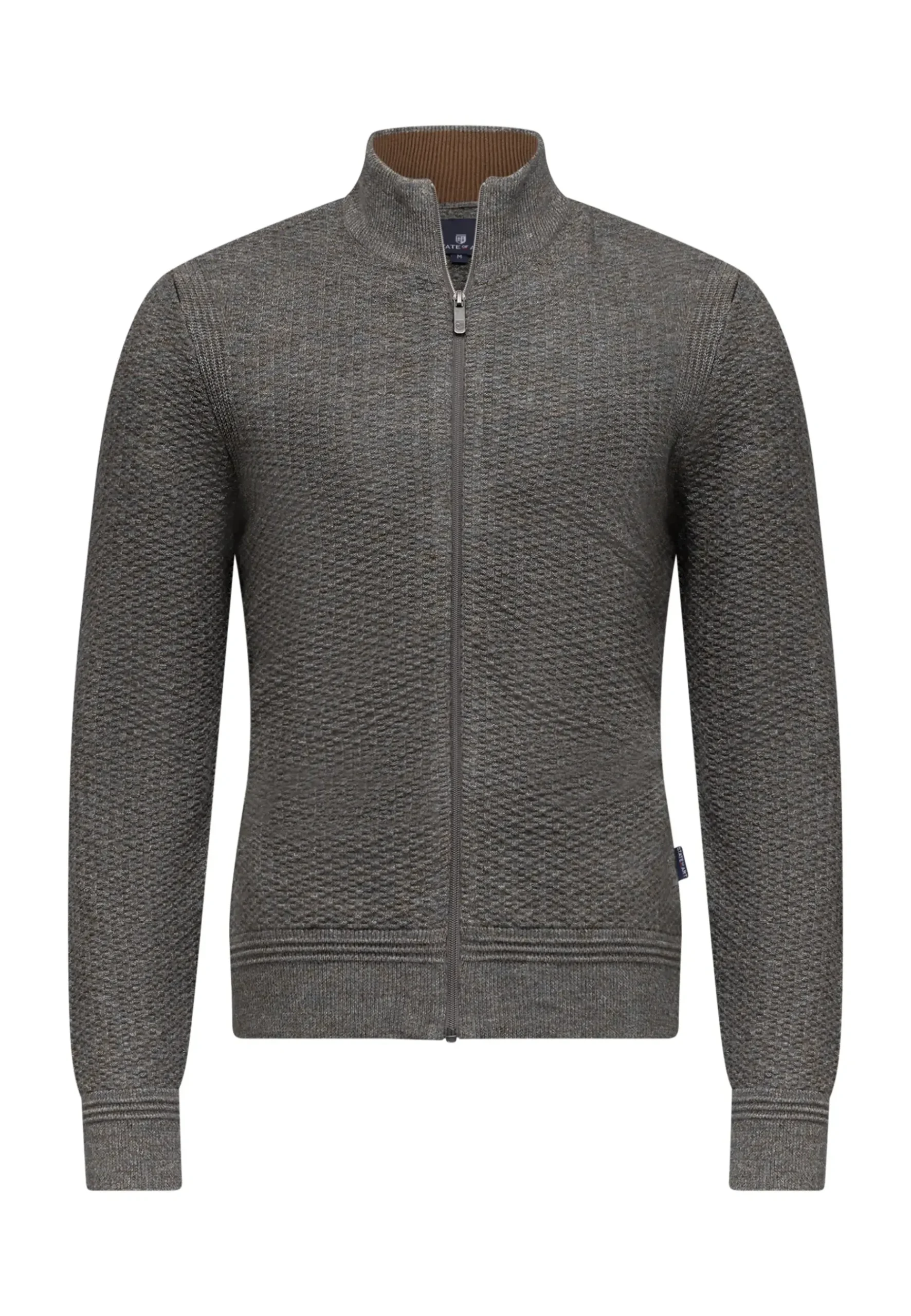 Gemêleerd vest met structuurdessin Vesten