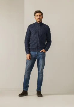 Discount Gemêleerd vest met structuurdessin Vesten