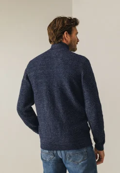 Discount Gemêleerd vest met structuurdessin Vesten