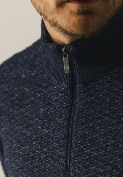 Discount Gemêleerd vest met structuurdessin Vesten