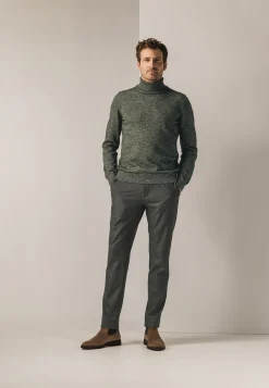 Hot Gemêleerde chino in stretchstof Broeken