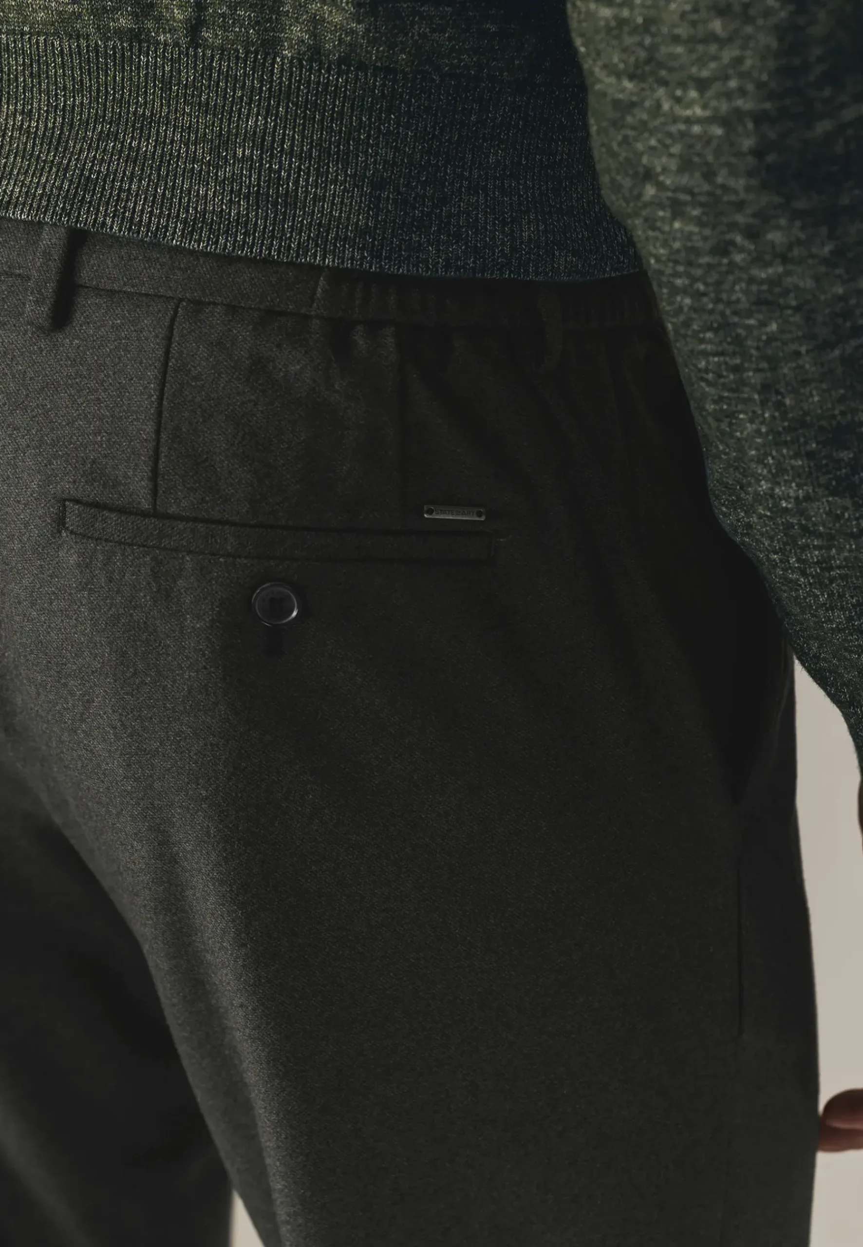 Hot Gemêleerde chino in stretchstof Broeken