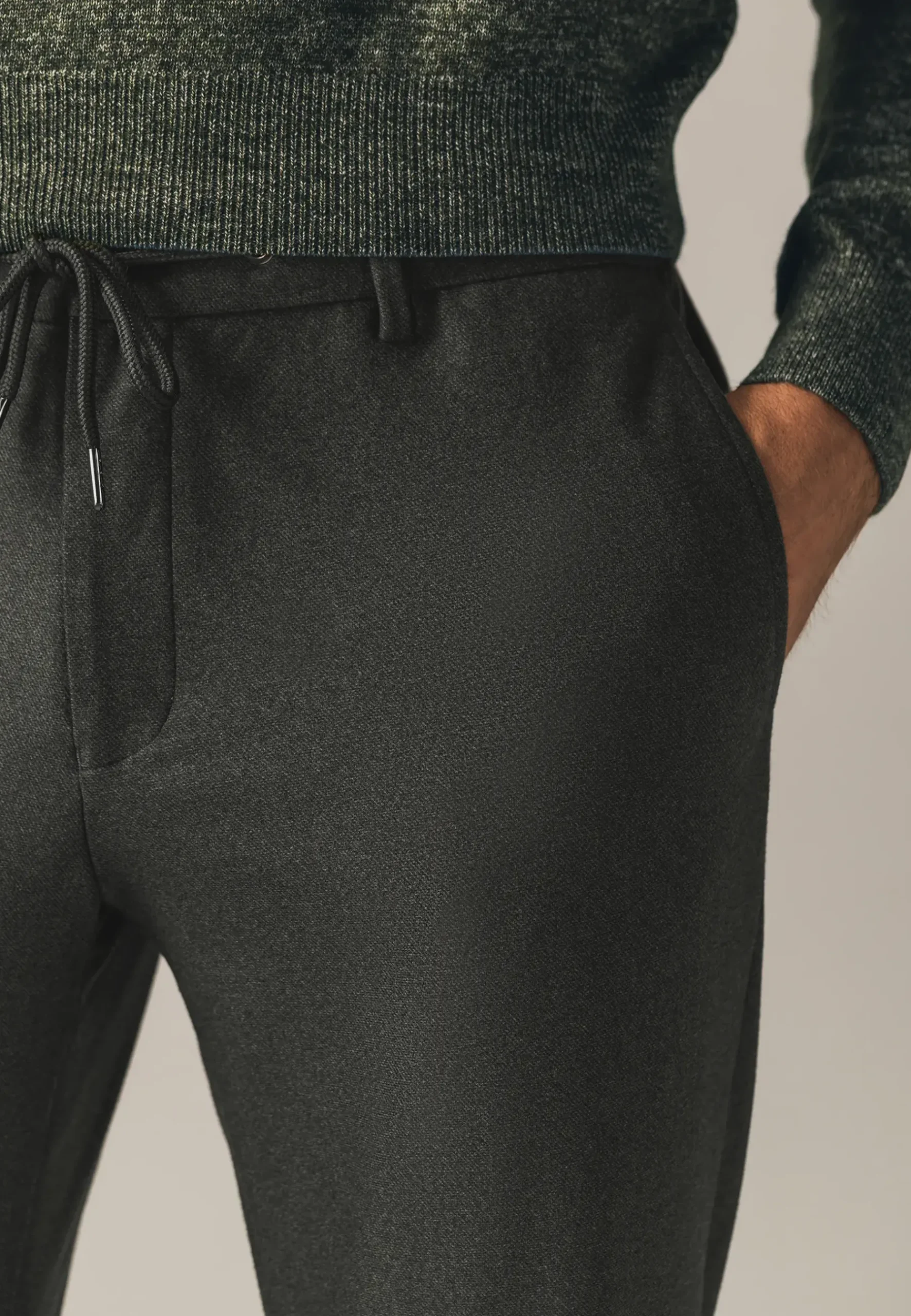 Hot Gemêleerde chino in stretchstof Broeken