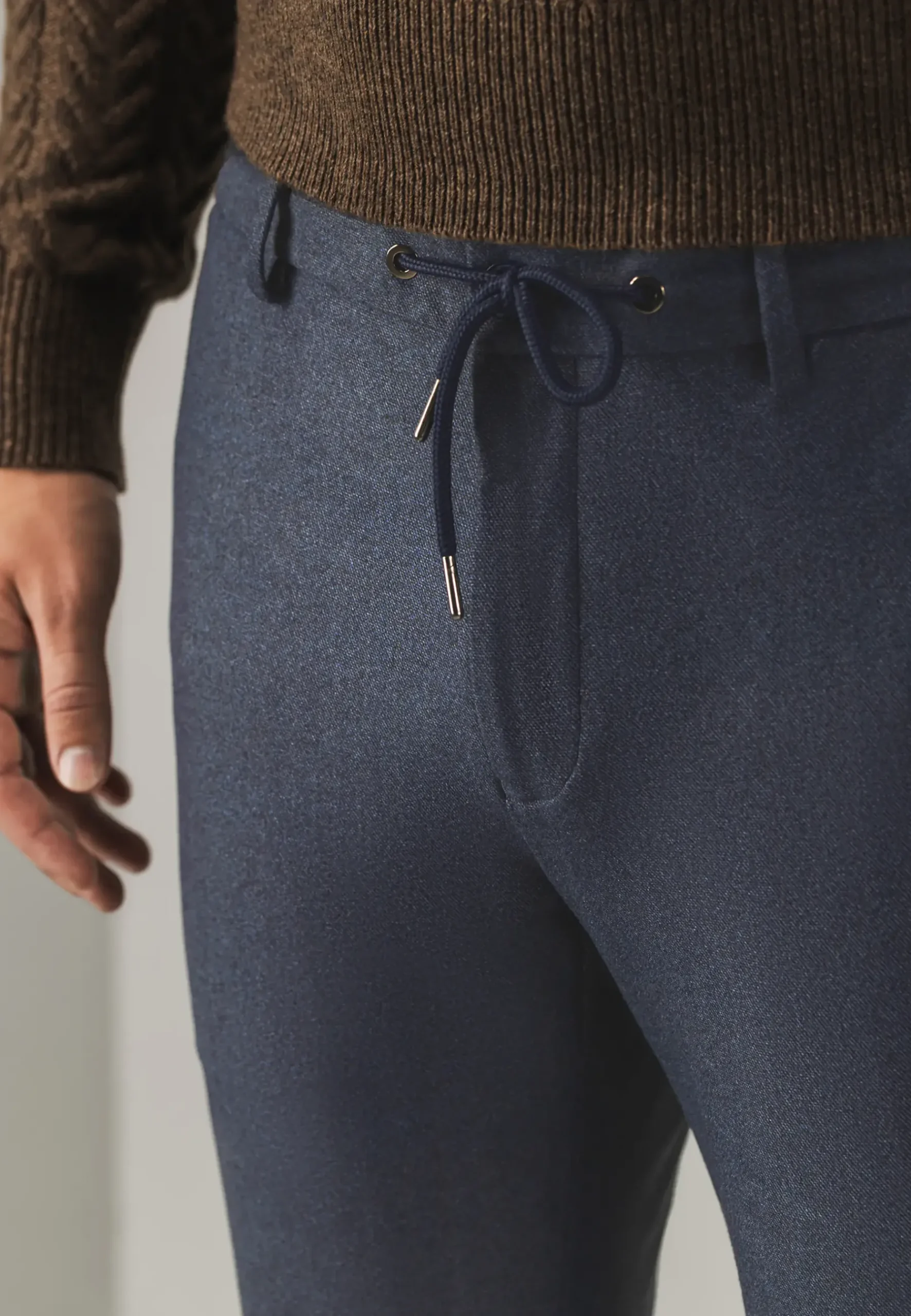 Discount Gemêleerde chino in stretchstof Broeken