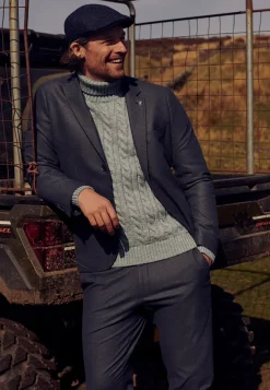 Discount Gemêleerde chino in stretchstof Broeken