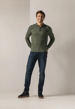 Clearance Gemêleerde polo van een acrylmix Polo's