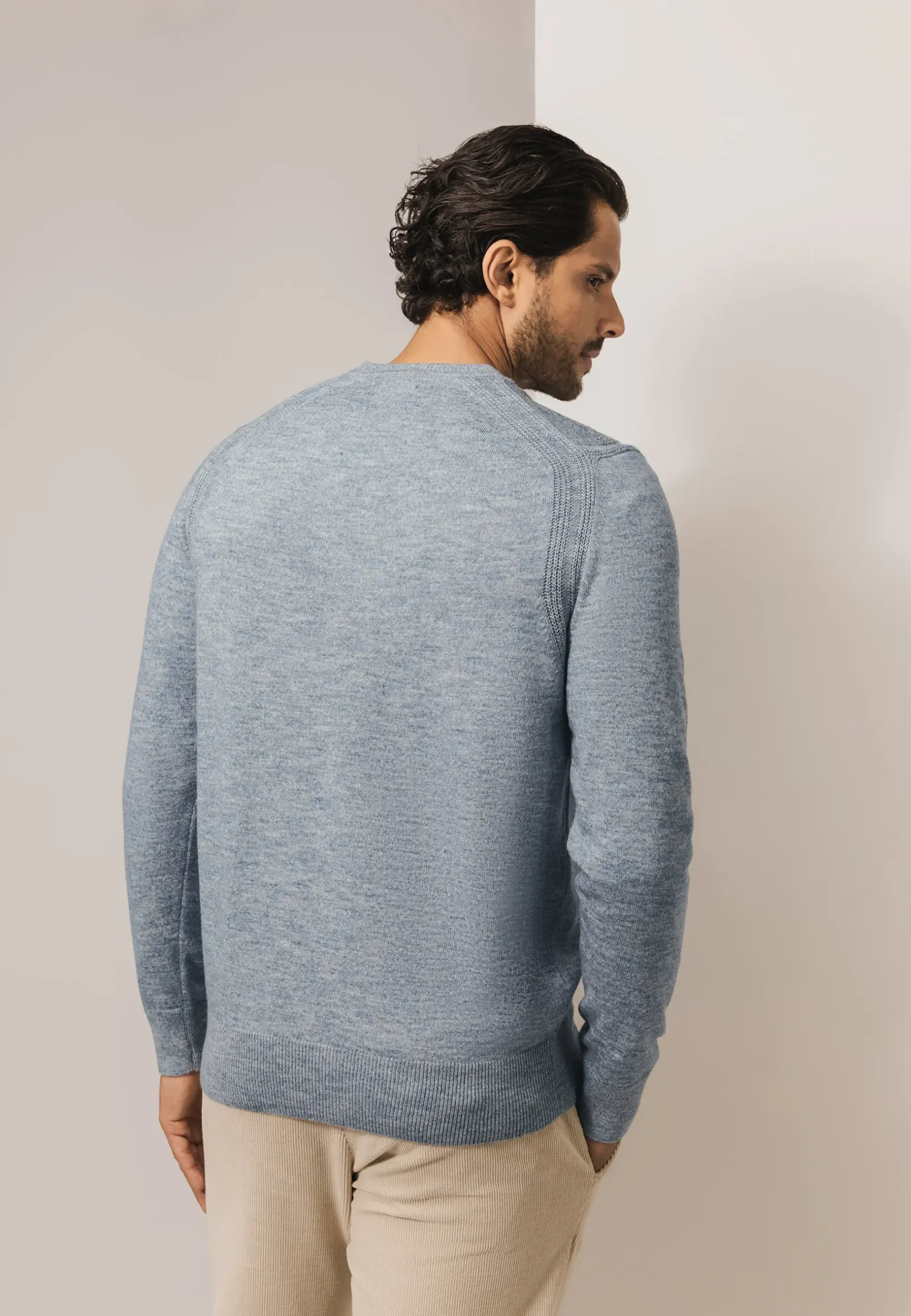 Best Gemêleerde trui met ribdetails Truien