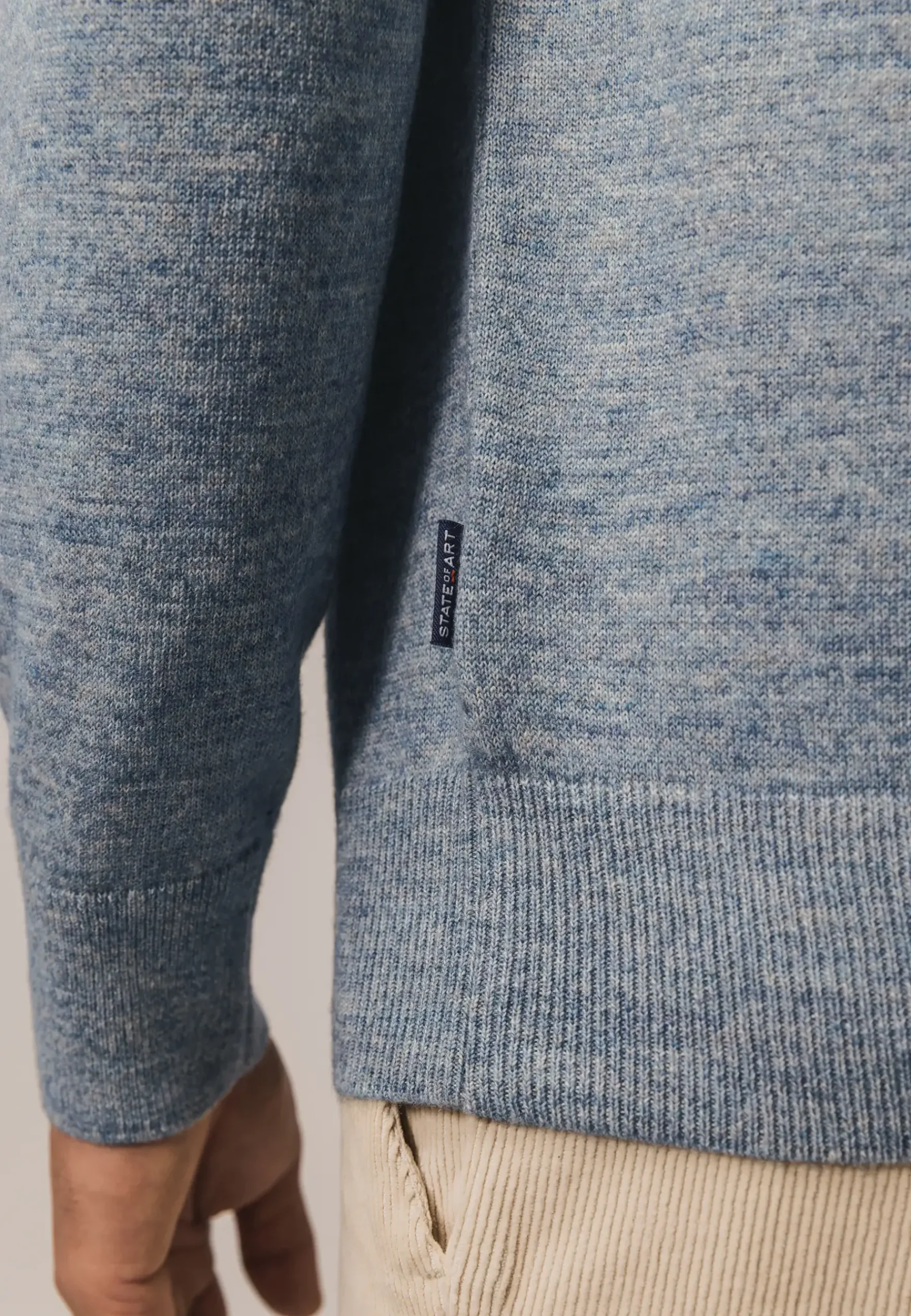 Best Gemêleerde trui met ribdetails Truien