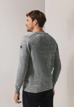 Discount Gemêleerde trui met ribdetails Truien