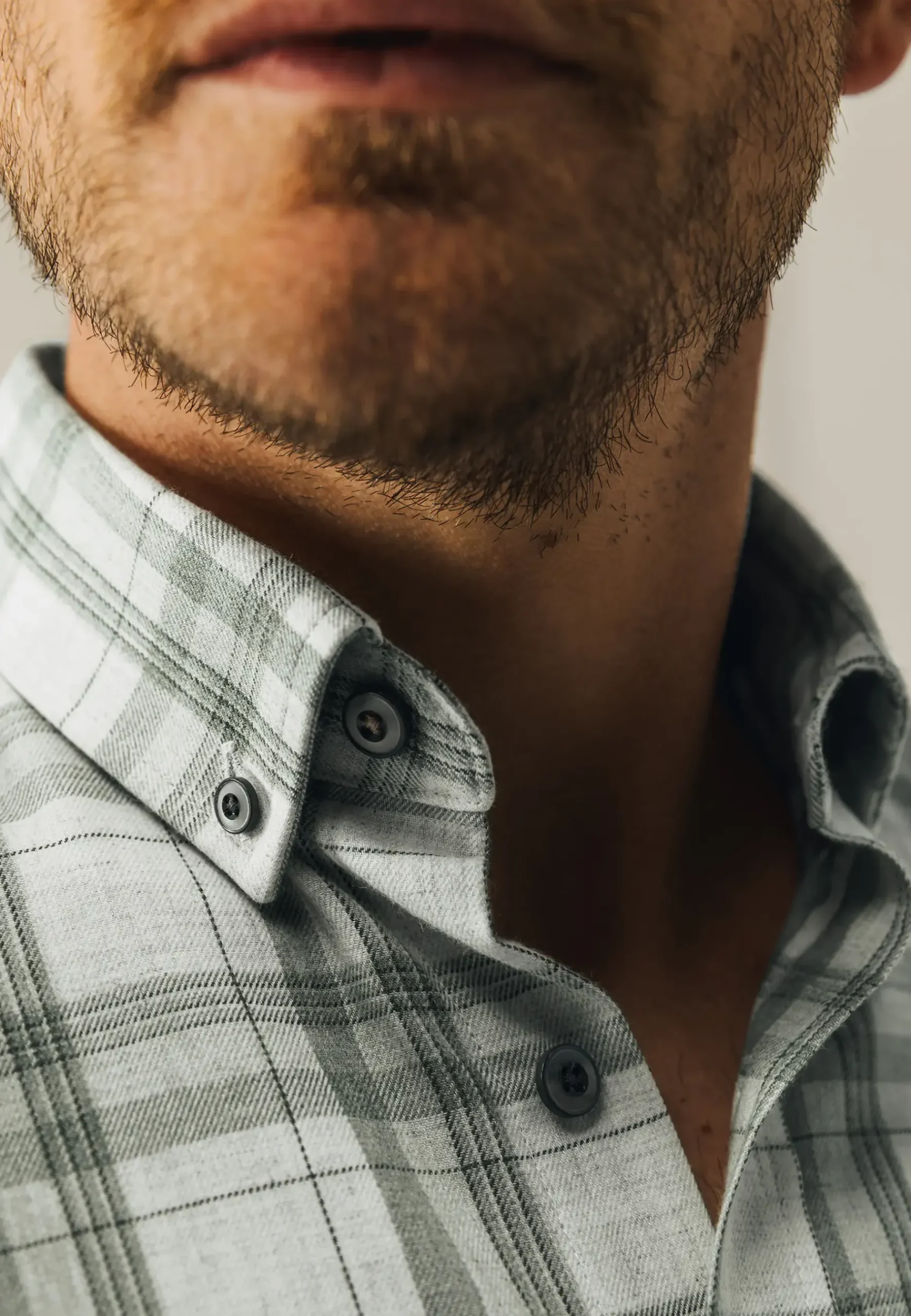 Geruit overhemd van een katoenmix Overhemden