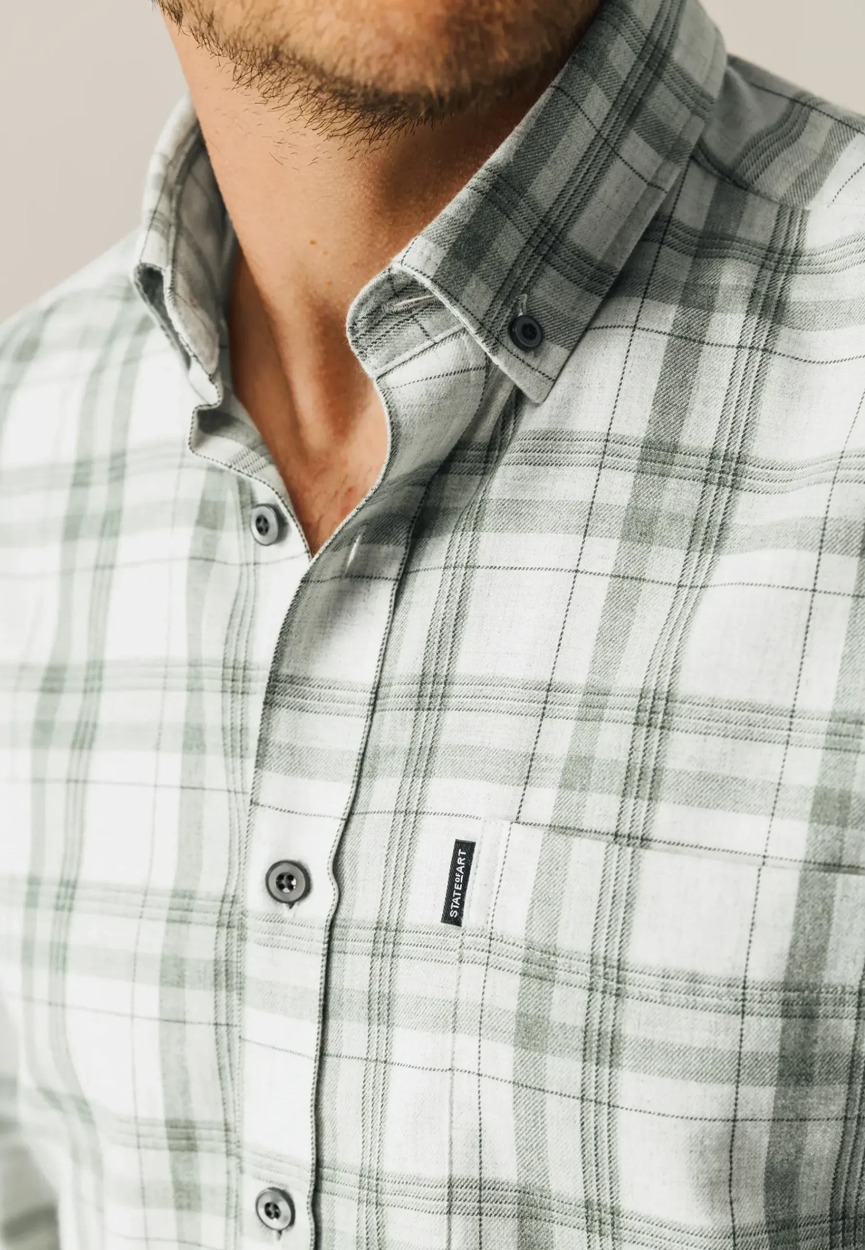 Geruit overhemd van een katoenmix Overhemden