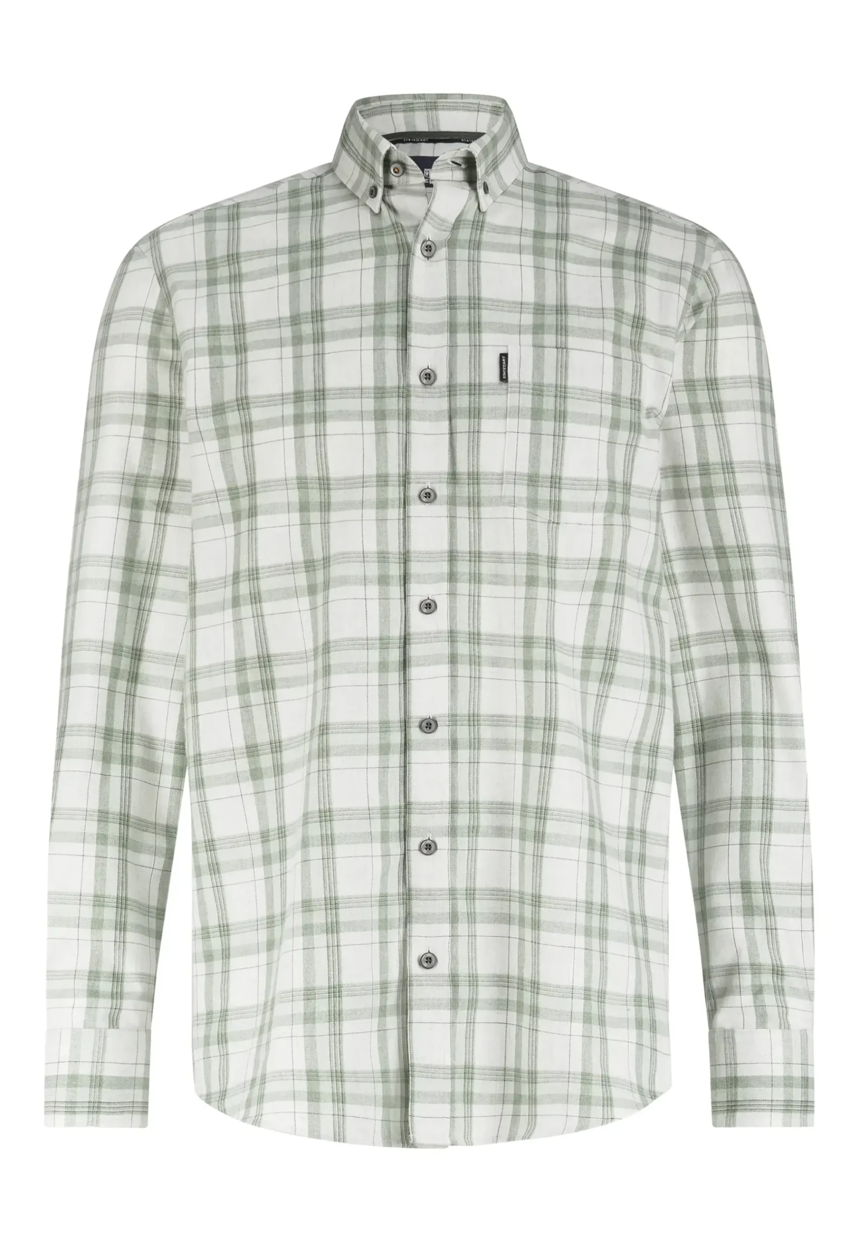 Geruit overhemd van een katoenmix Overhemden