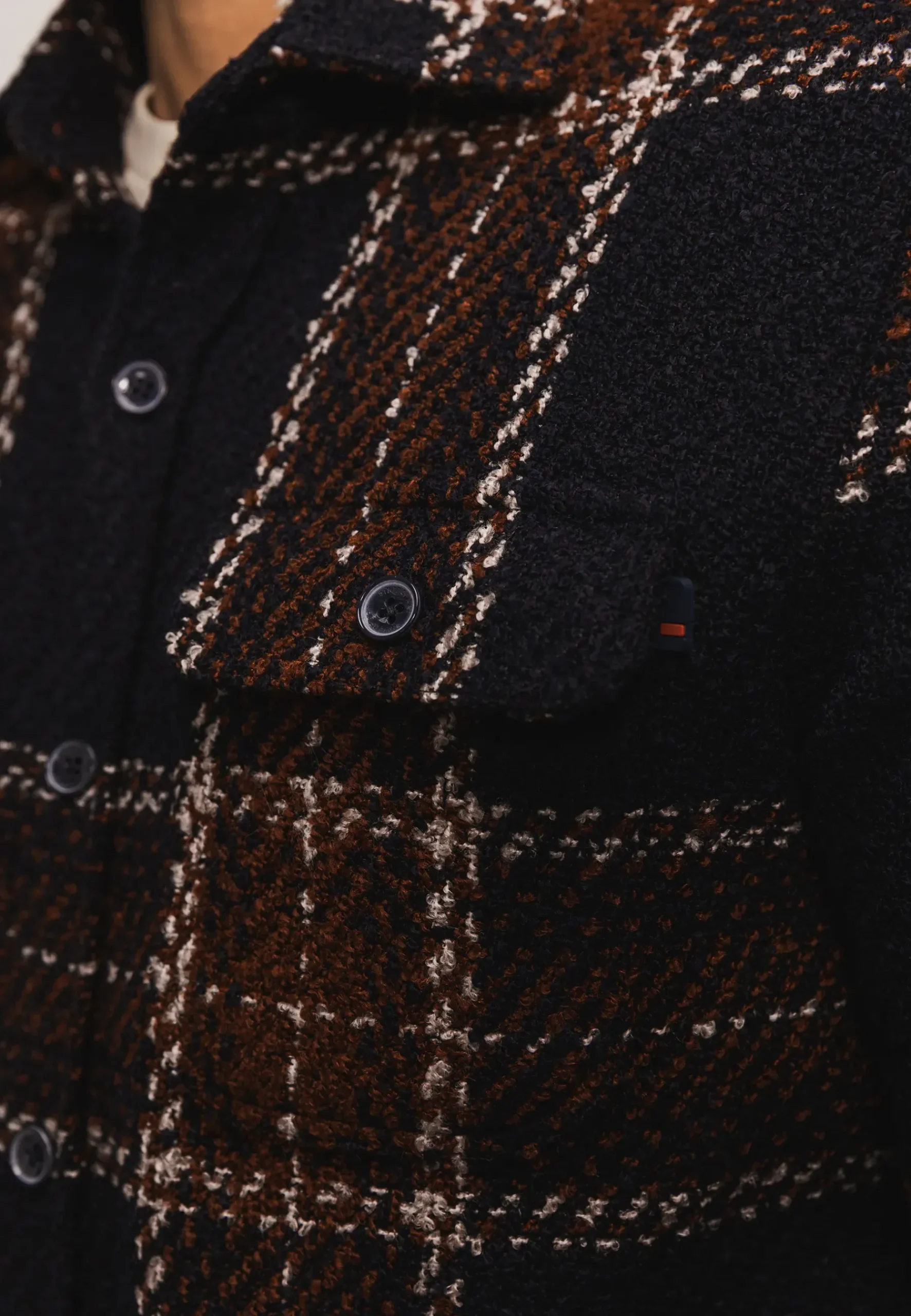 Sale Geruit overshirt met borstzakken Overshirts|Overhemden