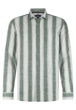 Online Gestreept overhemd van katoen Overhemden