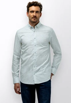 Discount Gestreept poplin overhemd Overhemden