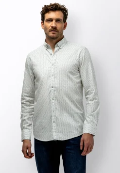 Discount Gestreept poplin overhemd Overhemden