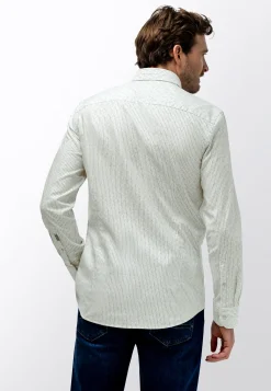 Discount Gestreept poplin overhemd Overhemden