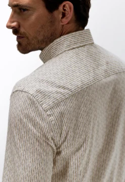 Clearance Gestreept poplin overhemd Overhemden