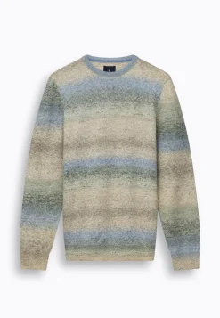 Sale Gestreepte trui met kleurverloop Truien