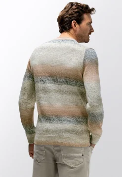Clearance Gestreepte trui met kleurverloop Truien