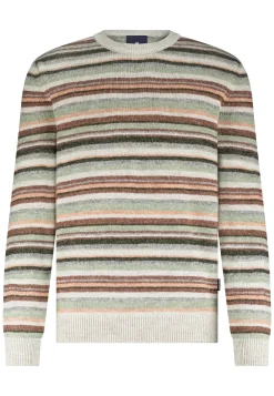 Discount Gestreepte trui van een acrylmix Truien