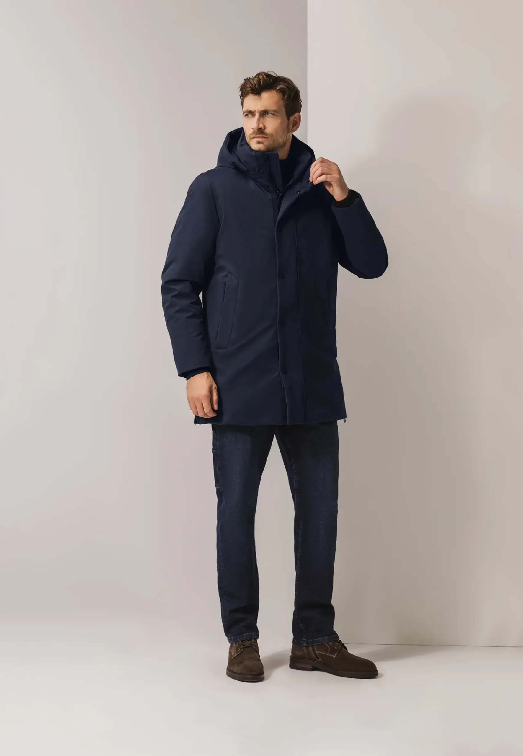 Online Gewatteerde parka met capuchon Jassen