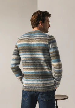 Clearance Grofgebreide trui met ronde hals Truien