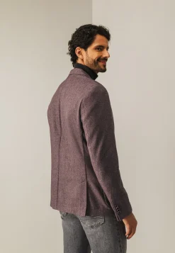 Clearance Halfgevoerde blazer met gemêleerd dessin Blazers