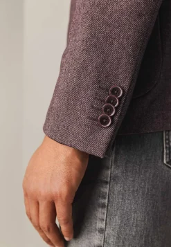 Clearance Halfgevoerde blazer met gemêleerd dessin Blazers